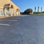 Chip Sealing Parking Lots in Troy, TX